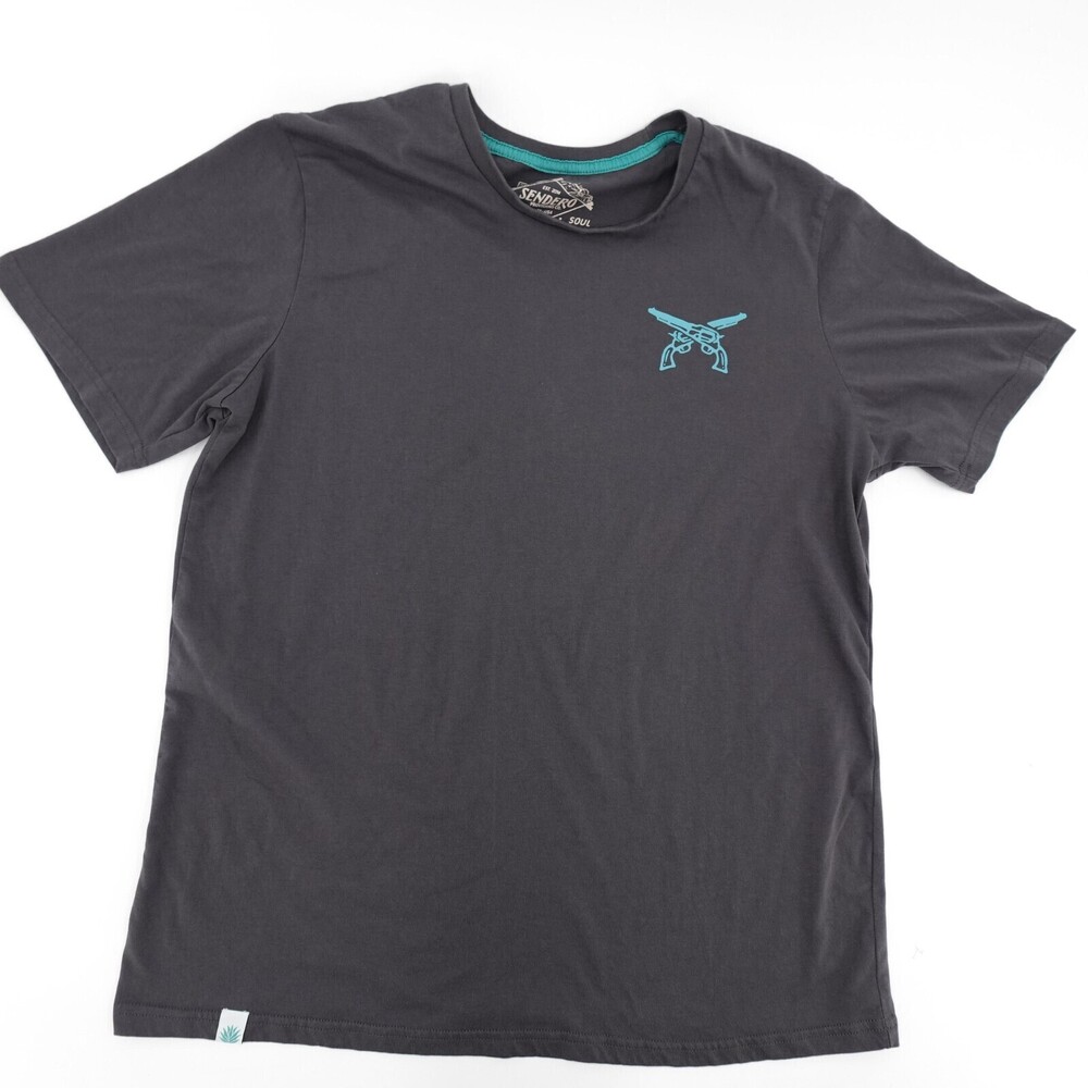 Sendero Provisions Co Shirt Mens Large Gray Spirit Of The West Graphic Tee